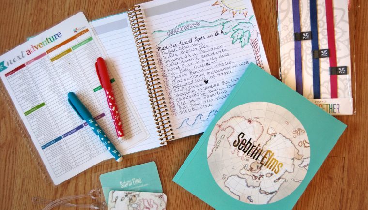 4 Stylish Hacks to Stay Organized While Traveling featuring Erin Condren lifeplanner and journal travel goodies