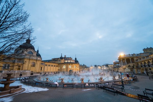 Strange Case of the Hungarian Stomach Virus; Bathhouse in Hungary Budapest