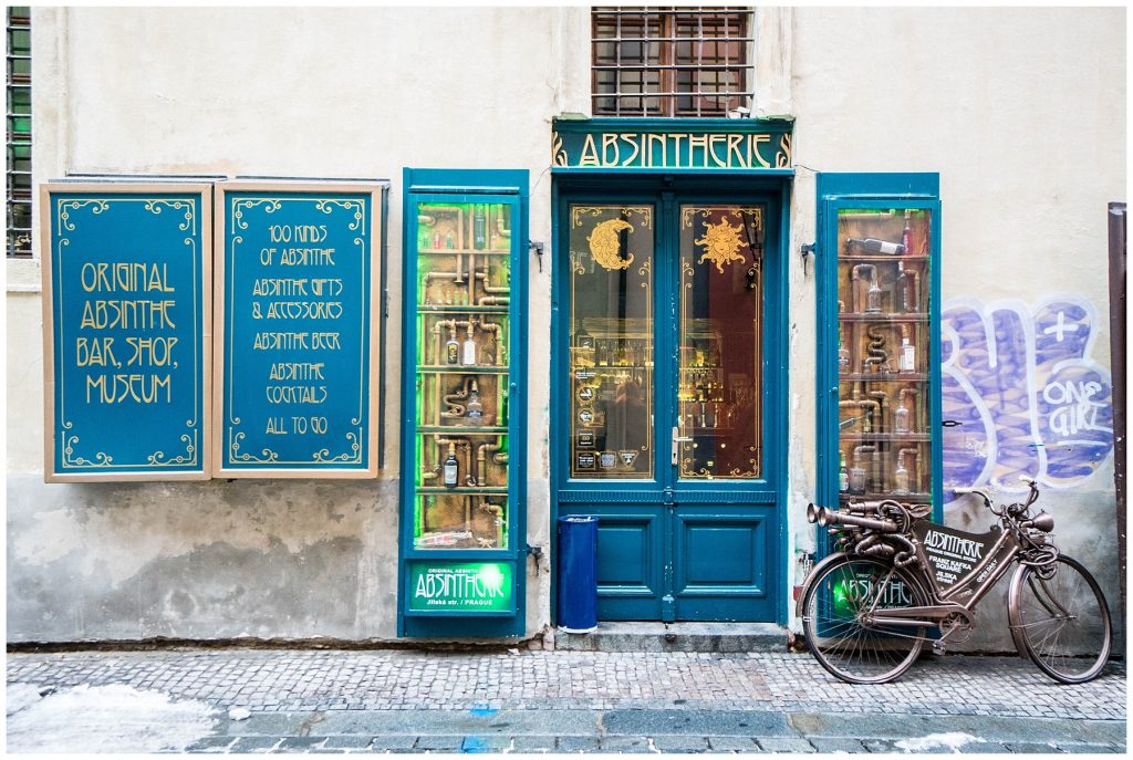 Photos That Will Make You Want to Visit Prague; absintherie exterior
