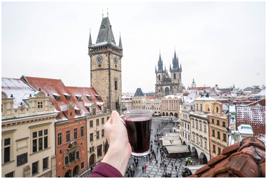 Photos That Will Make You Want to Visit Prague; view from Terasa U Prince