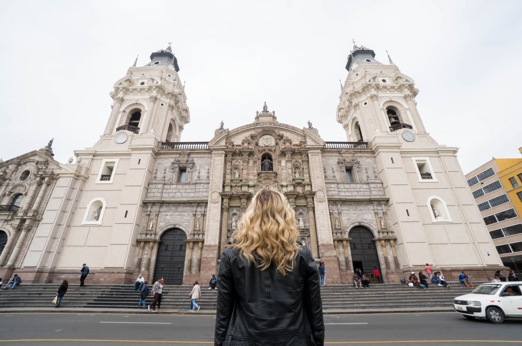 photos of Peru; Lima Plaza Mayor