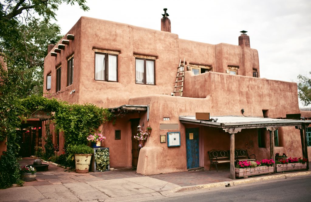24 Hours in Santa Fe; historical adobe house
