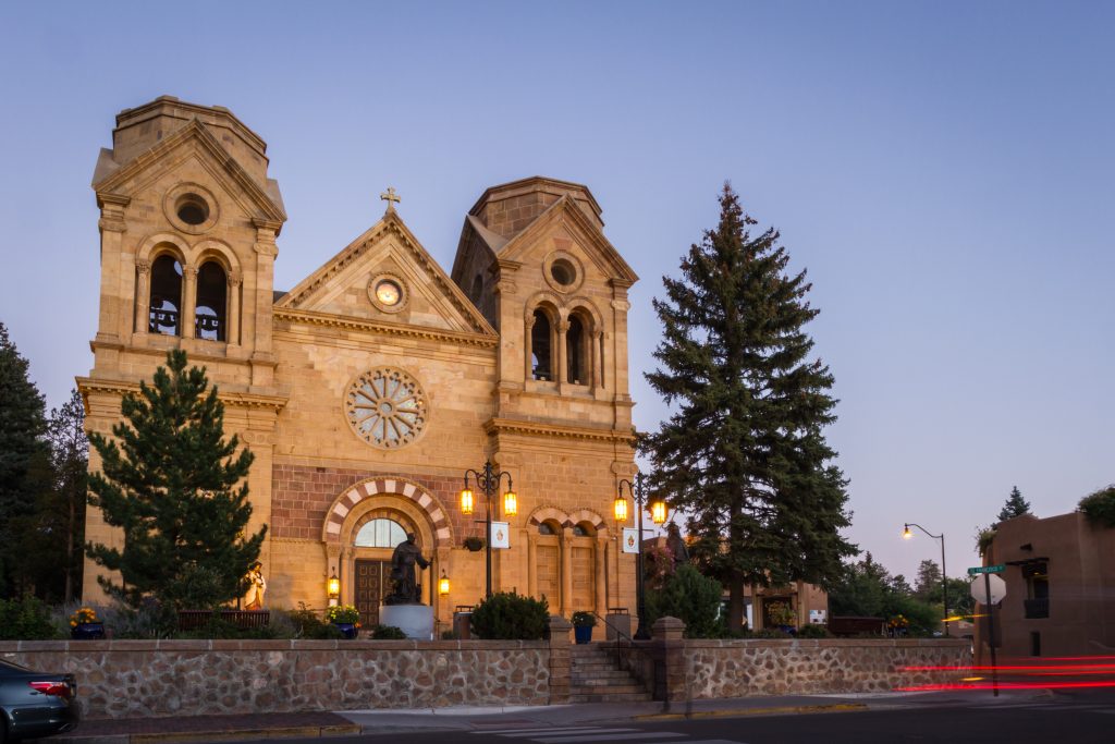 24 Hours in Santa Fe; historical church basilica of st francis