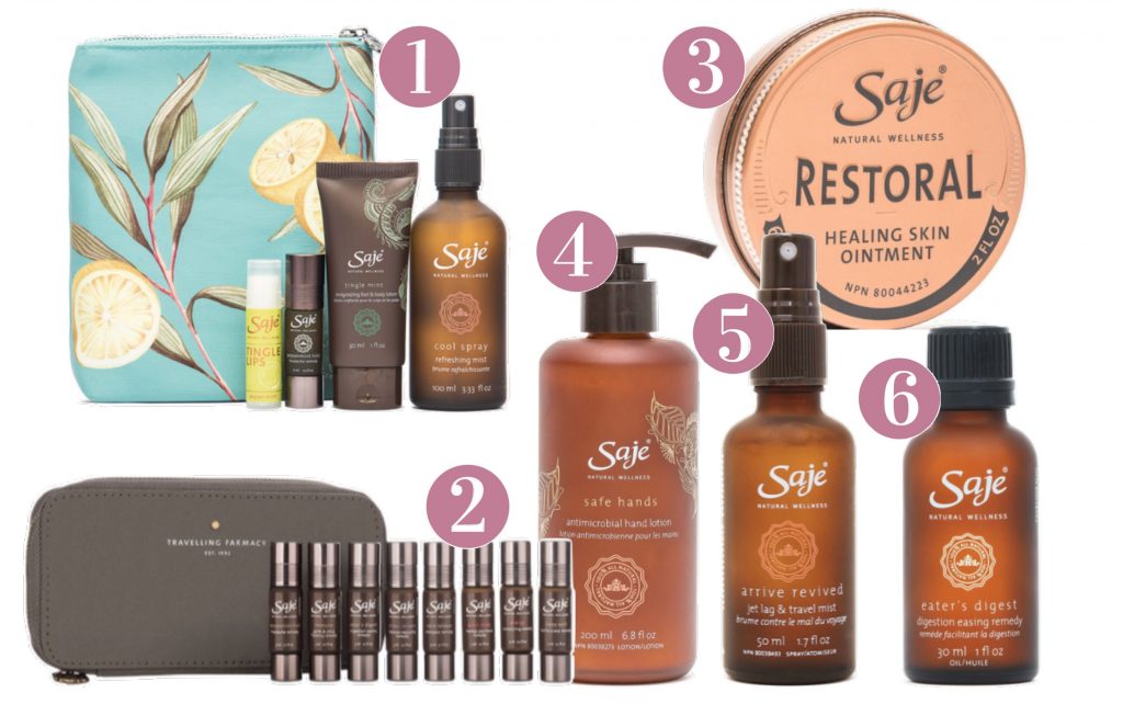 best holiday gift list; Saje products
