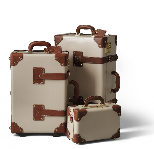 best holiday gift list; Steamline Luggage beige brown luggage set