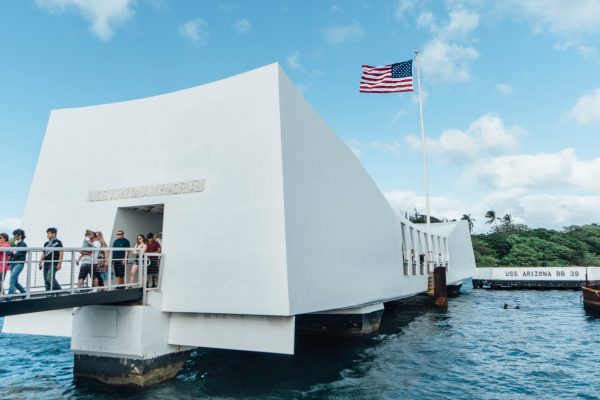 best things to do in Oahu; exterior USS Arizona Pearl Harbor