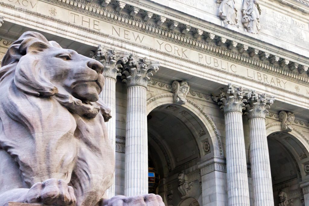 48 hours in New York; New York Public Library Main branch exterior
