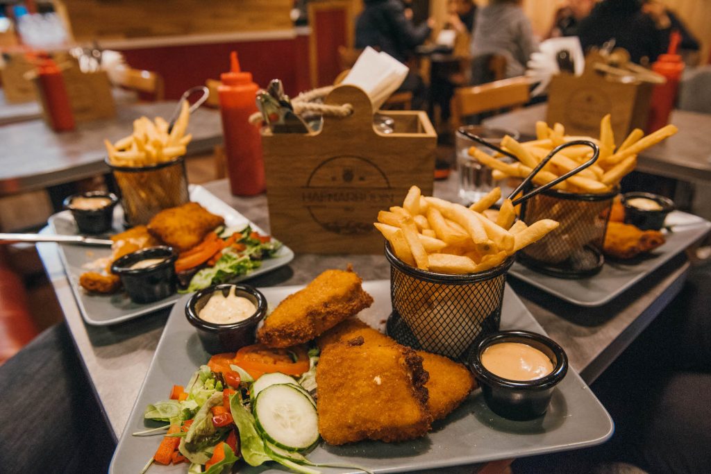 Iceland travel tips; fish and chips restaurant